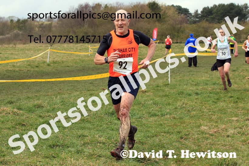 Womens and Mens 65+ in the 2023 BMAF Cross Country Champs., Wallsend. Photo: David T. Hewitson/Sports for All Pics